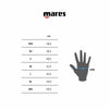 Tauchhandschuhe Tek 2 mm Amara Schwarz-Weiß Größe S Mares 412760S