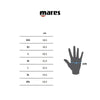 Tauch-Unterhandschuhe Dry-Base 2mm Schwarz M-L Mares 412761M-L