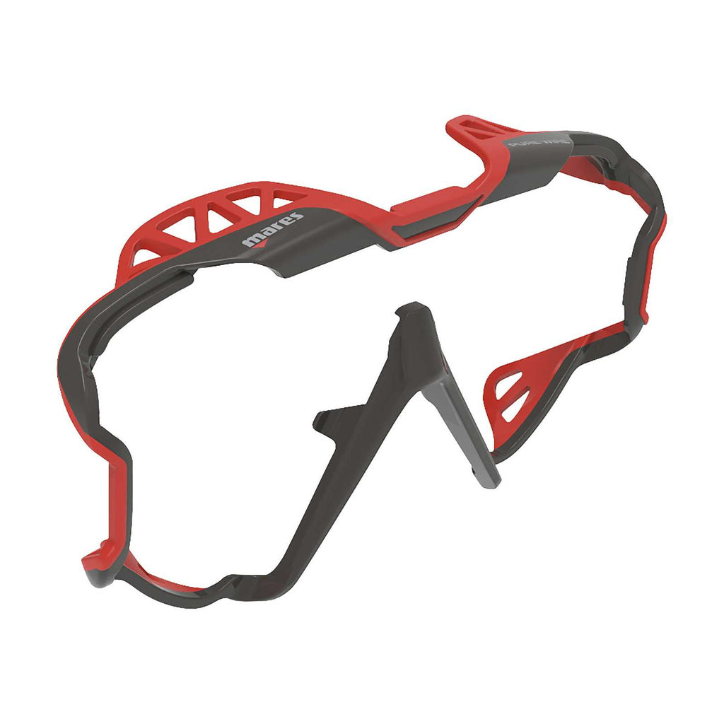 Maskenrahmen Pure Wire Grau-Rot Mares 415103GRR