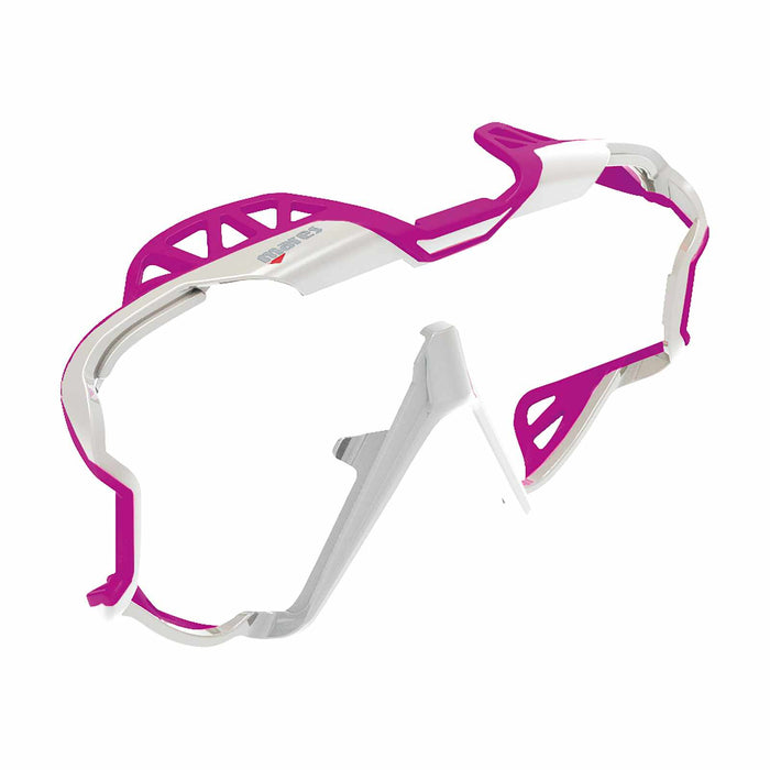 Maskenrahmen Pure Wire Weiß-Pink Mares 415103WHP