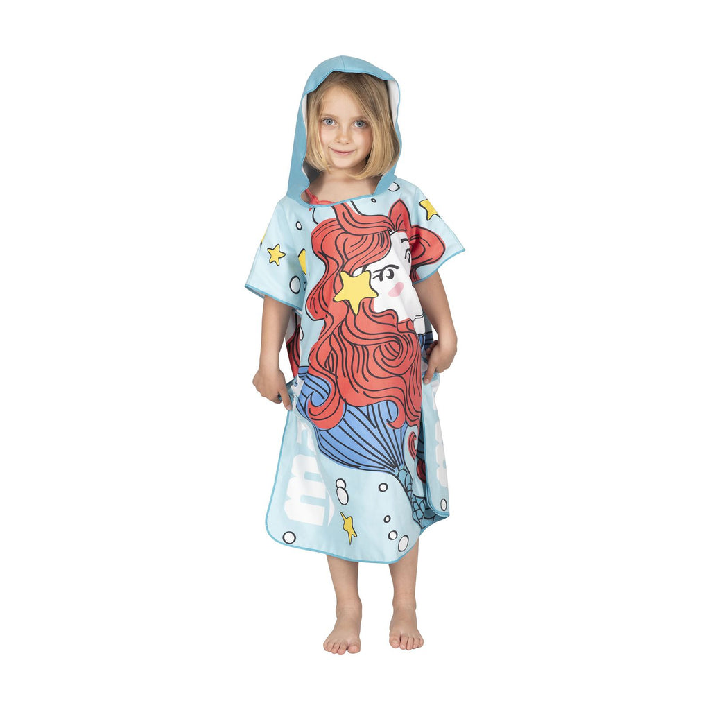 Poncho Seaside Kinder Aquamarin Mares 415608AQ