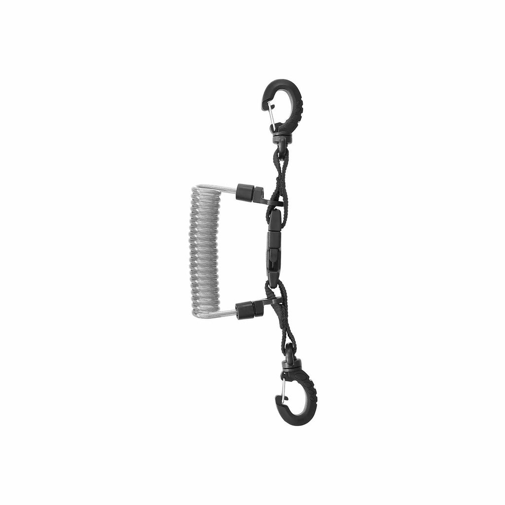 Cordón espiral de acero inoxidable con anilla Mares 415732