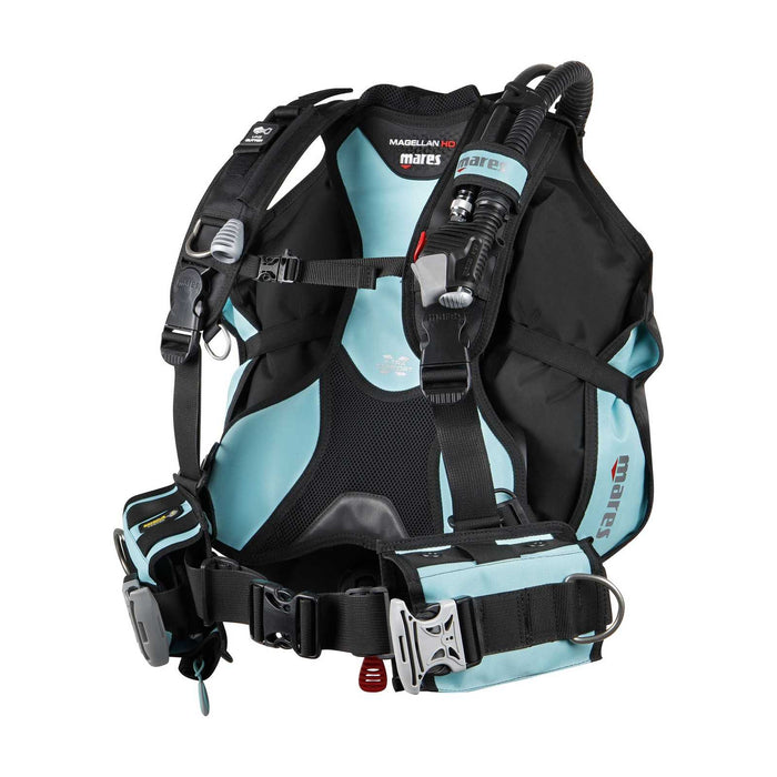 BCD de buceo Magellan Hd Negro-Aguamarina XL Mares 417231BKAQXL