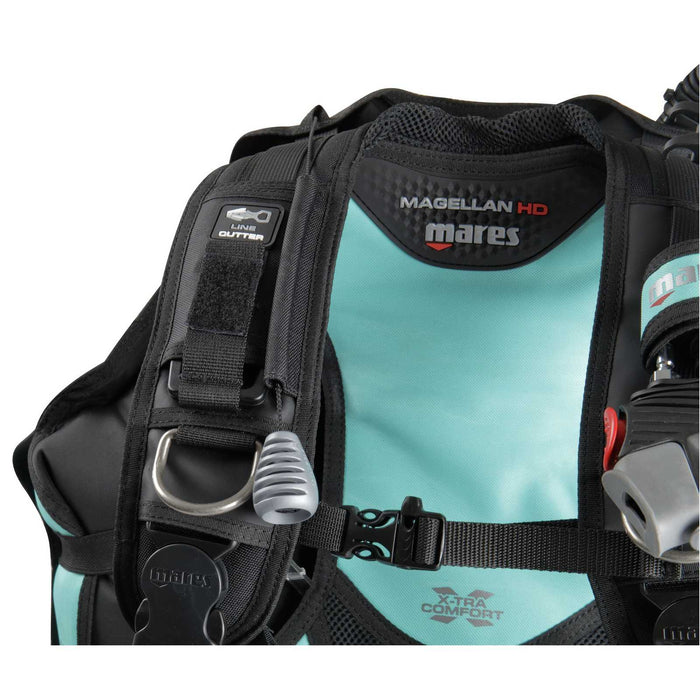 BCD de buceo Magellan Hd Negro-Aguamarina XL Mares 417231BKAQXL