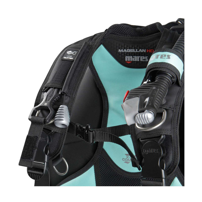 BCD de buceo Magellan Hd Negro-Aguamarina XL Mares 417231BKAQXL