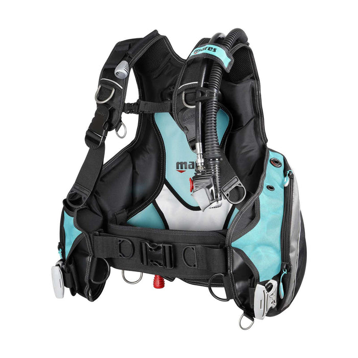 Chaleco compensador de buceo Prestige She Dives Aguamarina-Blanco XXS Mares 417233AQWHXXS