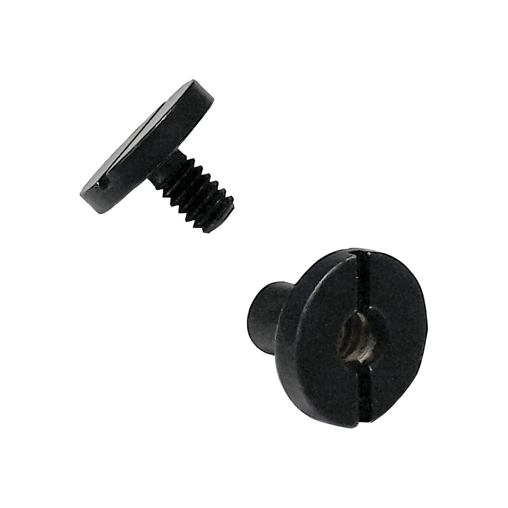 Deadbolt-Schraube flach, 4 Stk., Schwarz, 11 mm Mares 417538
