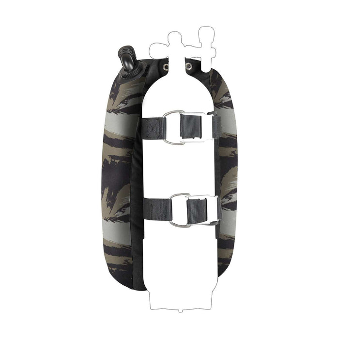 Auftriebssystem Tactical Green Single Backmount Set Mares 4175741634