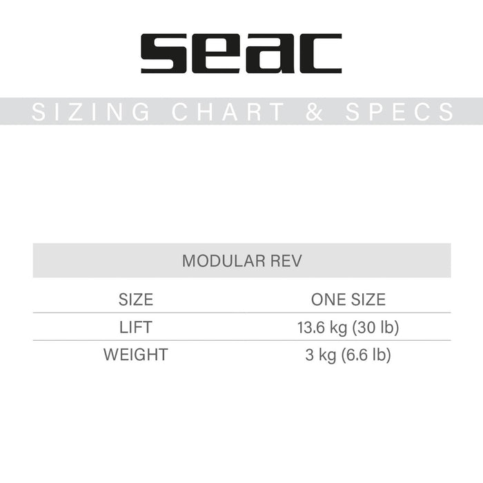 Bcd Jacke Modular Rev Mit Ablassventil Einheitsgröße Seac 42-38