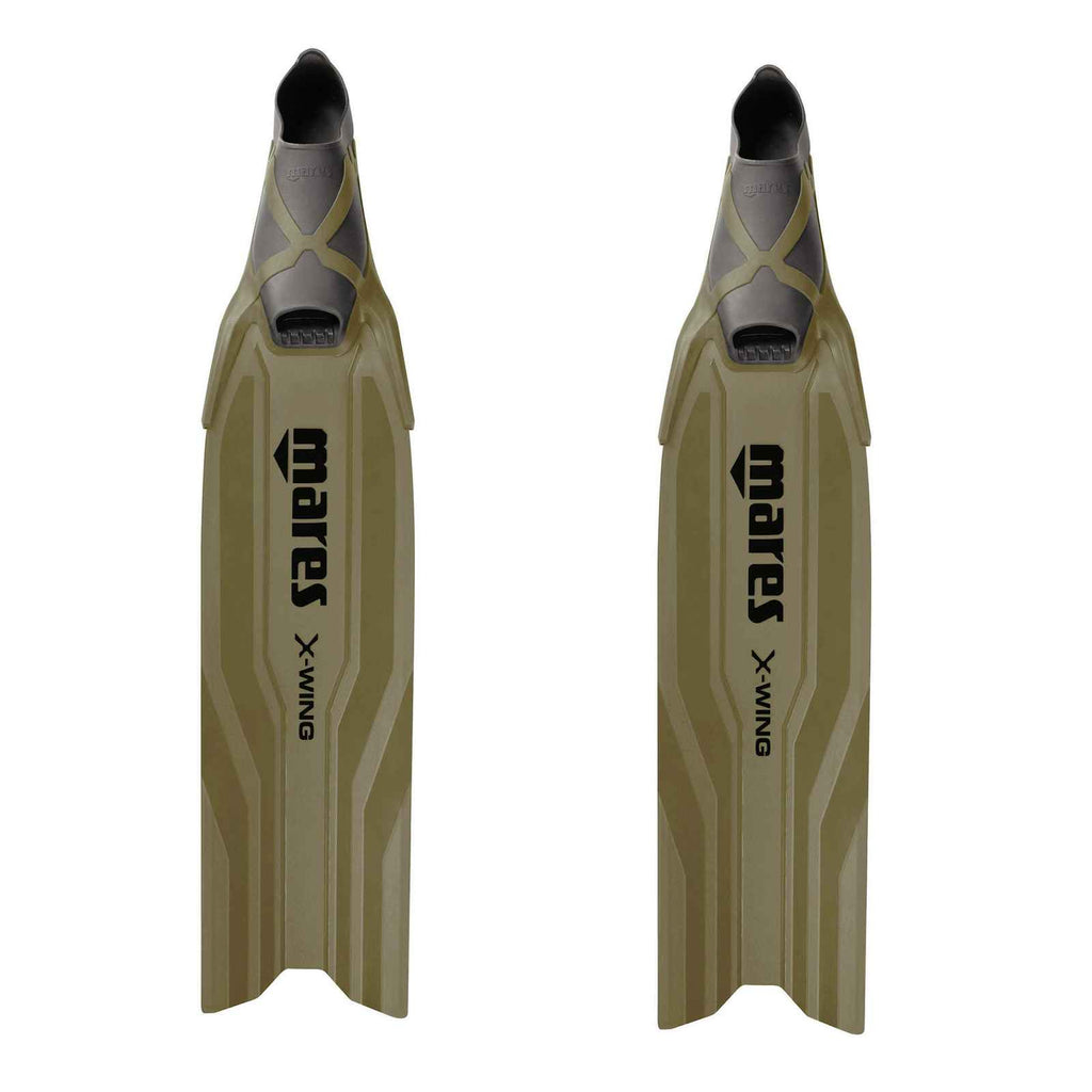 Apnoe-Flossen X-Wing Short Oliv-Oliv EU 38-39-UK 5-6-USA 6-7 Mares 420421038OLOL