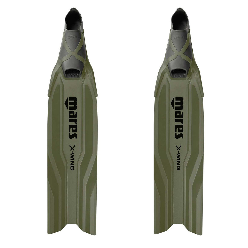 Apnoe-Flossen X-Wing Short Grün-Grün EU 40-41-UK 6,5-7,5-USA 7-8 Mares 420421040GNGN