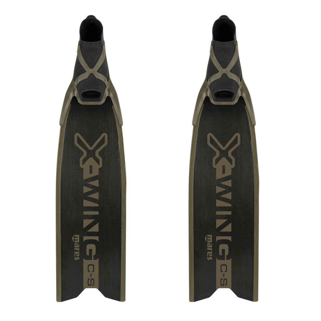 Freediving Fins X-Wing C-S Medium Black-Green EU 40-41-UK 6,5-7,5-USA 7-8 Mares 420422MED040