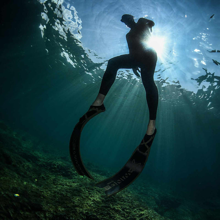 Płetwy do freedivingu X-Wing C-S Soft czarno-zielone EU 42-43-UK 8-9-USA 8,5-9,5 Mares 420422SFT042