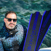 Freediving Fins X-Wing C-Evo Medium Black-Blue EU 36-37-UK 3-4-USA 4-5 Mares 420423MED036