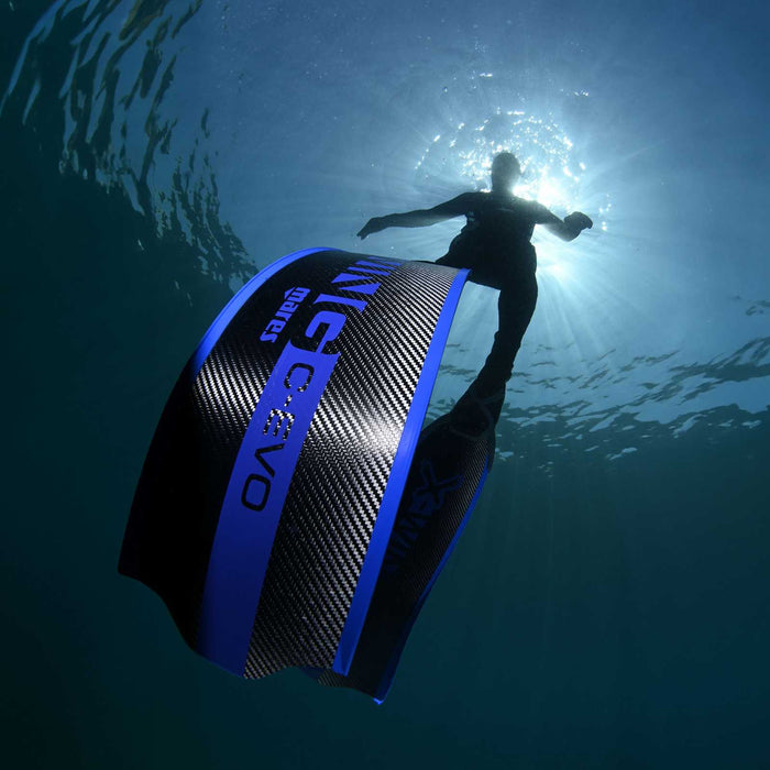 Freediving Fins X-Wing C-Evo Soft Black-Blue EU 40-41-UK 6,5-7,5-USA 7-8 Mares 420423SFT040