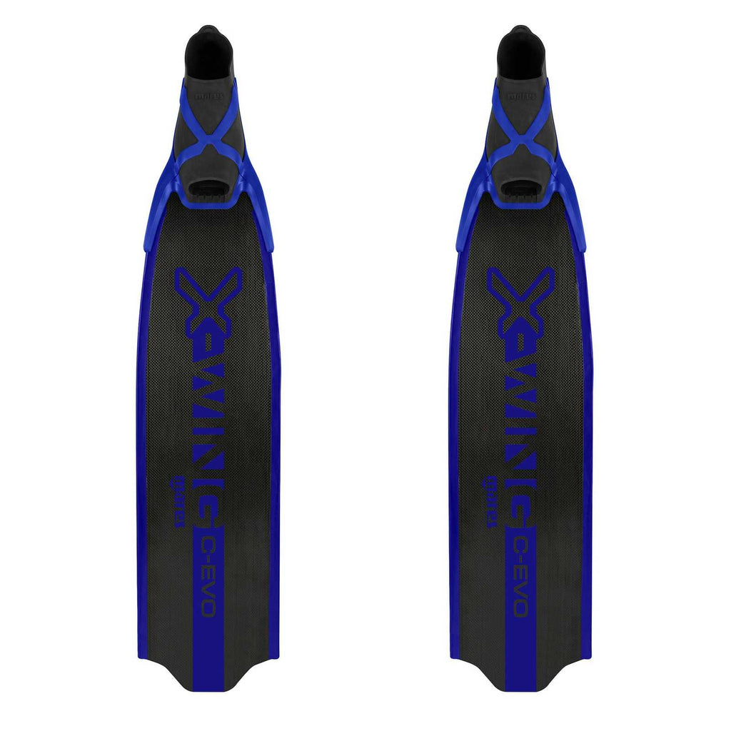 Apnoe-Flossen X-Wing C-Evo Weich Schwarz-Blau EU 46-47-UK 11,5-12-USA 12-13 Mares 420423SFT046