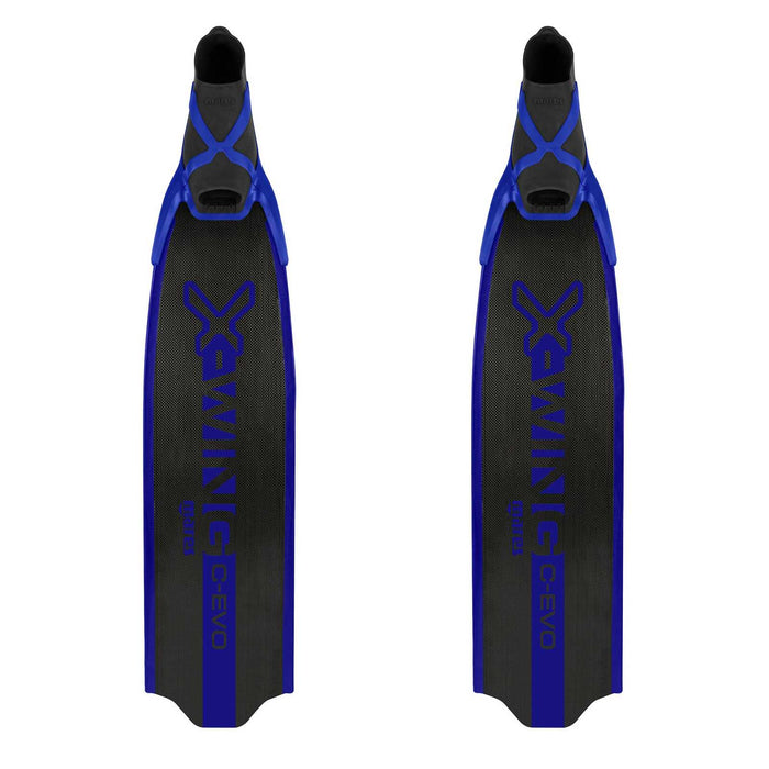 Apnoe-Flossen X-Wing C-Evo Weich Schwarz-Blau EU 46-47-UK 11,5-12-USA 12-13 Mares 420423SFT046