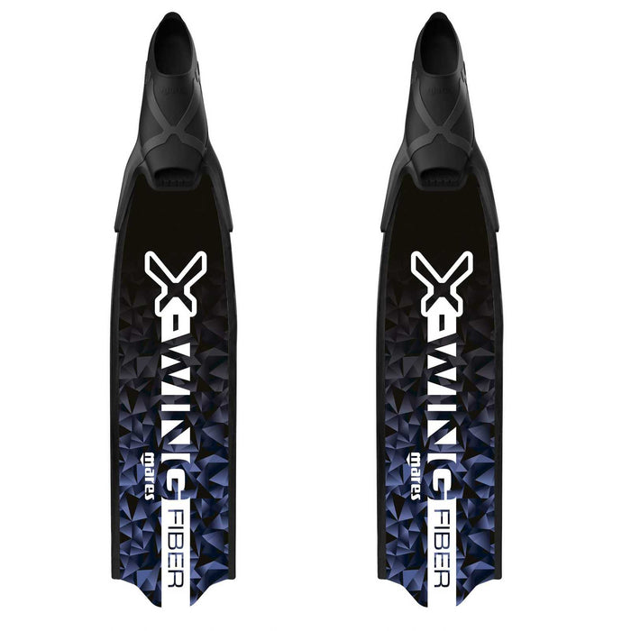 Freediving Fins X-Wing Fiber Soft Indigo EU 38-39-UK 5-6-USA 6-7 Mares 420424SFT038