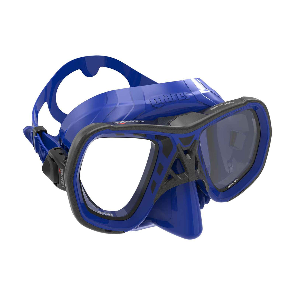 Spearfishing-Maske Spyder Sf Schwarz-Blau Mares 421415EBBKBBL