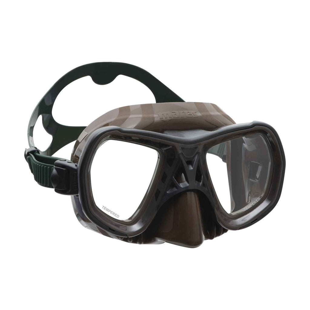 Spearfishing-Maske Spyder Sf Schwarz-Braun Mares 421415EBBWKBW