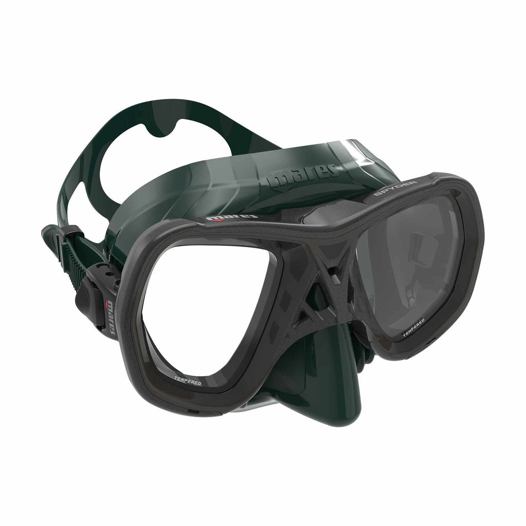Spearfishing-Maske Spyder Sf Schwarz-Grün Mares 421415EBBWKGN