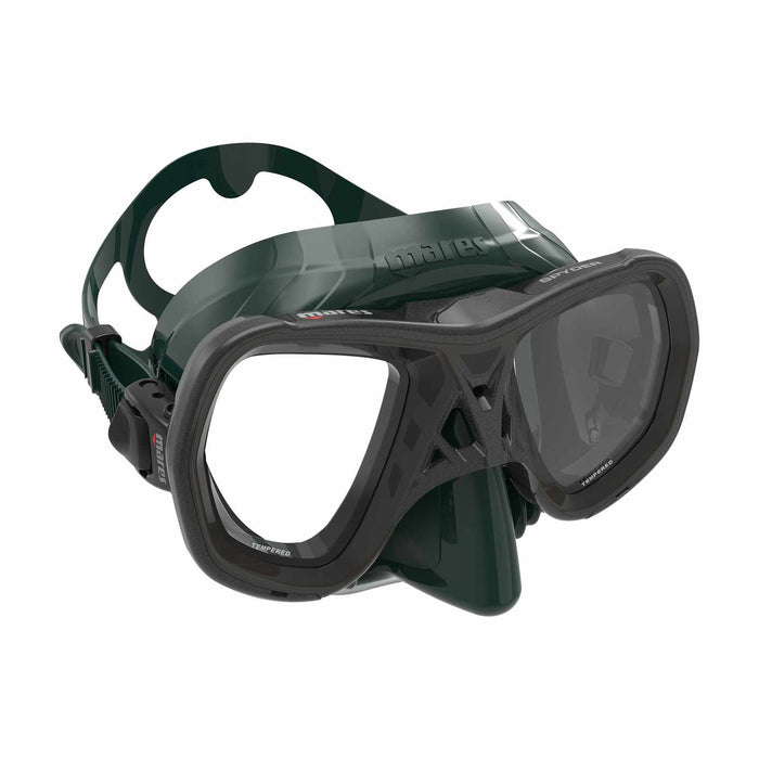 Spearfishing-Maske Spyder Sf Schwarz-Grün Mares 421415EBBWKGN