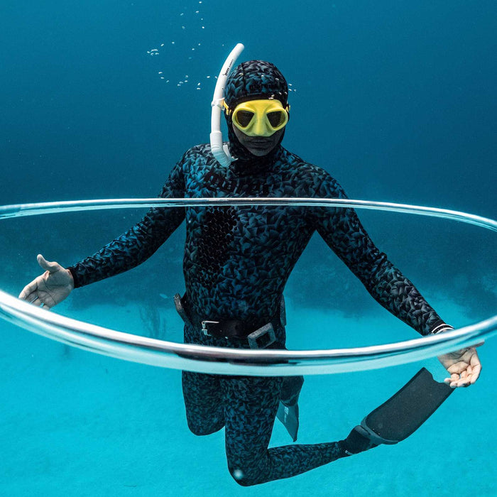 Spearfishing-Maske X-Tream Gelb-Schwarz Mares 421417BXYLBK
