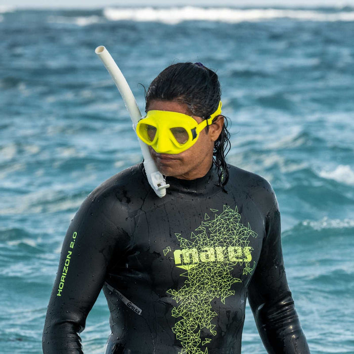 Spearfishing-Maske X-Tream Gelb-Schwarz Mares 421417BXYLBK
