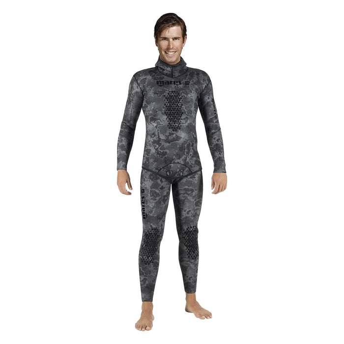 Freediving Wetsuit Jacket Explorer 70 7mm Camo-Black Size 2 Mares 422037S2