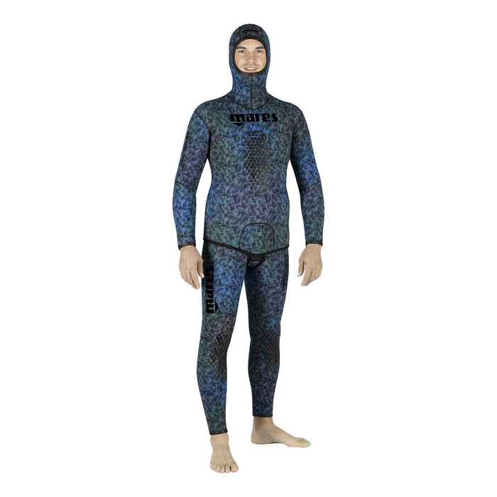 Bluza pianki do freedivingu Polygon 30 3 mm niebiesko-indygo rozmiar 5 Mares 422304S5