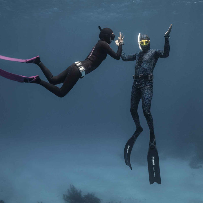 Spodnie pianki do freedivingu Polygon 50 5 mm niebiesko-indygo rozmiar 3 Mares 422307S3