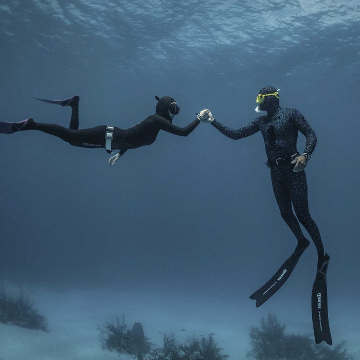 Spodnie piankowe do freedivingu Polygon 50 5 mm Niebieski-Indygo Rozmiar 6 Mares 422307S6