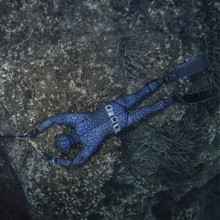 Apnoe-Neoprenhose Polygon 865 6,5mm Blau-Indigo Größe 2 Mares 422309S2