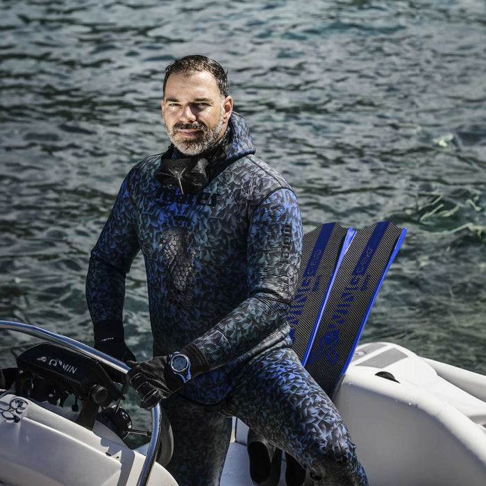 Spodnie piankowe do freedivingu Polygon 865 6,5 mm Niebieski-Indygo Rozmiar 6 Mares 422309S6