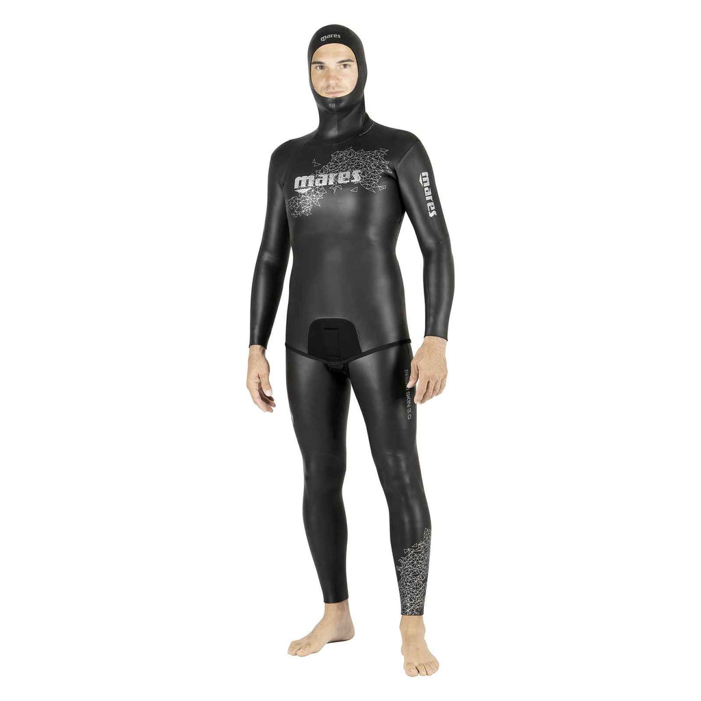 Apnoe-Neoprenjacke Prism Skin Herren 3mm Schwarz Größe 5 Mares 422314S5