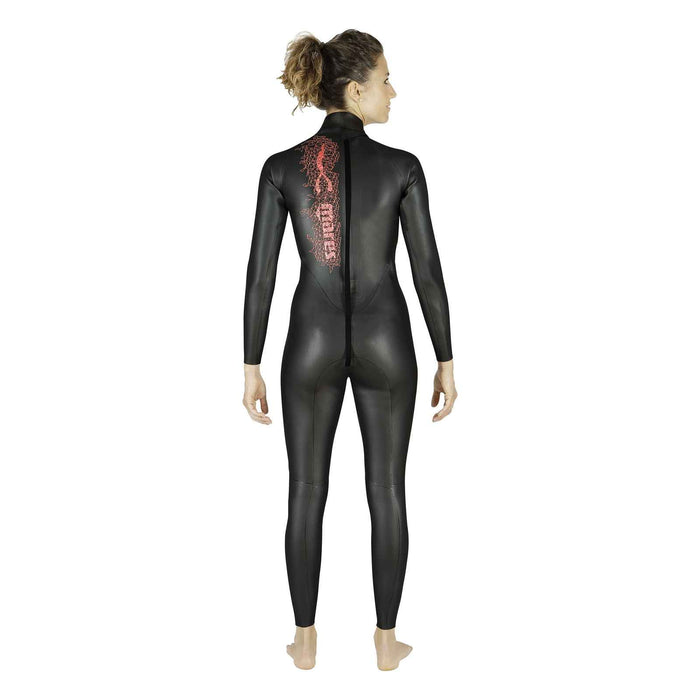 Apnoe-Neoprenanzug Steamer Horizon Damen 2mm Schwarz-Pink Größe 4 Mares 422317S4