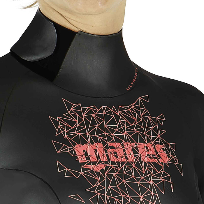 Apnoe-Neoprenanzug Steamer Horizon Damen 2mm Schwarz-Pink Größe 4 Mares 422317S4