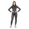 Kurtka pianki do freedivingu Prism Skin damska 5 mm czarno-różowa Rozmiar 1 Mares 422324S1