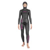 Apnoe-Neoprenjacke Prism Skin Damen 5 mm Schwarz-Pink Größe 5 Mares 422324S5