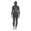 Apnoe-Neoprenjacke Prism Skin Damen 5 mm Schwarz-Pink Größe 5 Mares 422324S5