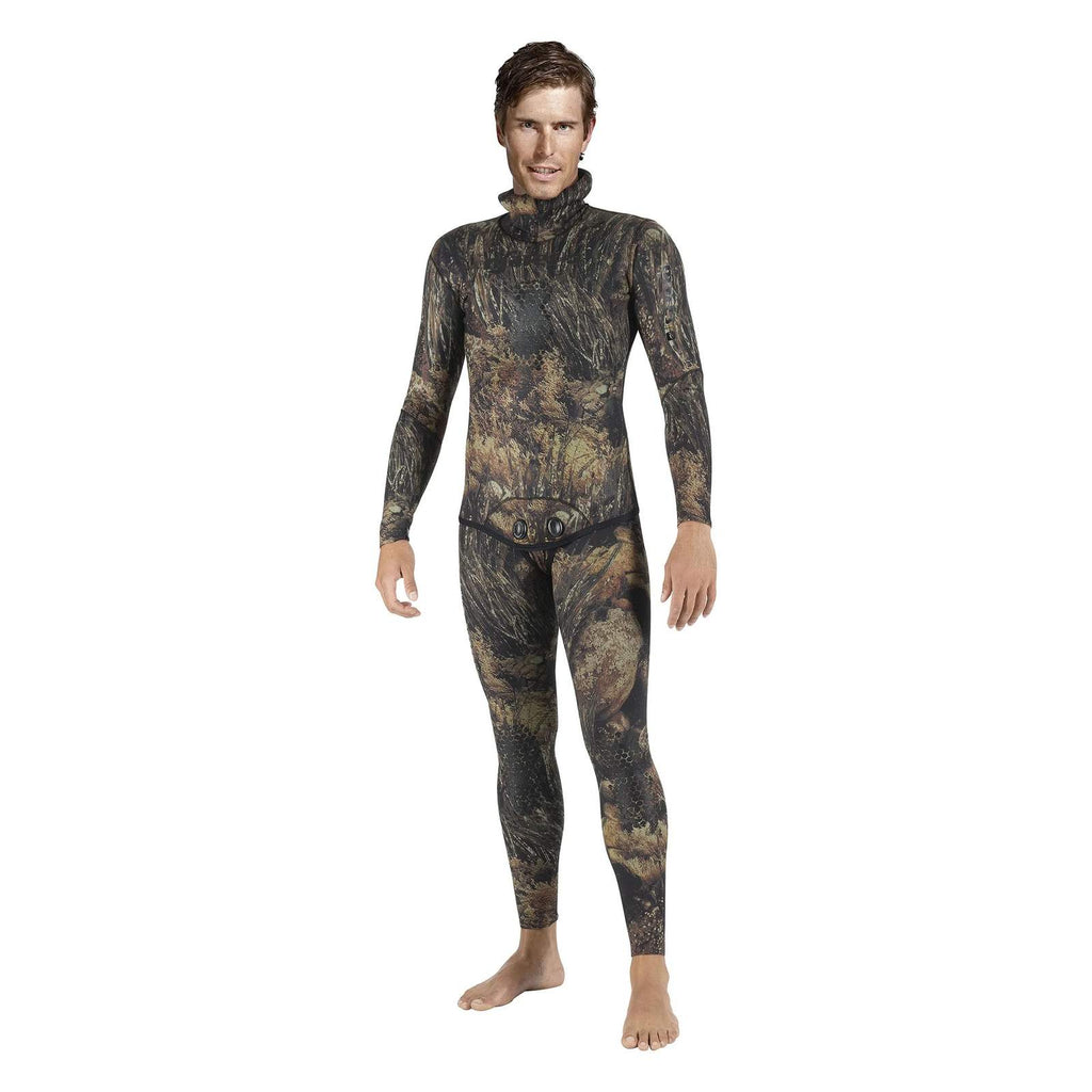 Kurtka skafandra do freedivingu Illusion 50 5 mm Ocean Floor-Camo, rozmiar 3 Mares 422484S3