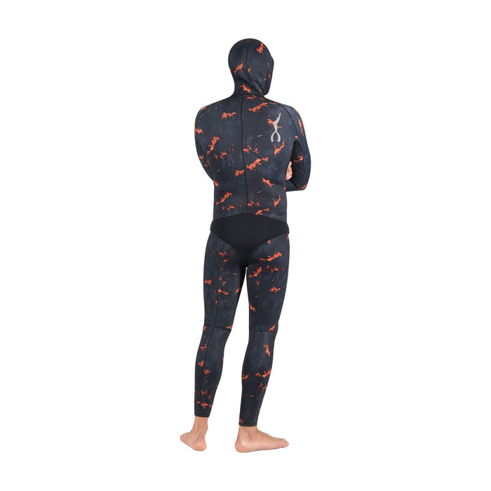 Spearfishing-Neoprenjacke Explorer Lava 50 5 mm Camo-Orange Größe 5 Mares 422502S5