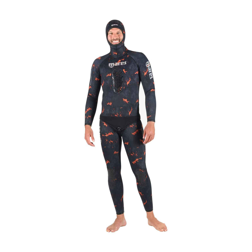 Spearfishing-Neoprenhose Explorer Lava 50 5 mm Camo-Orange Größe 3 Mares 422503S3