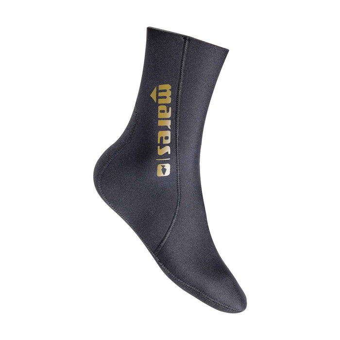 Apnoe-Socken Flex Gold 3 mm Schwarz M Mares 422660M