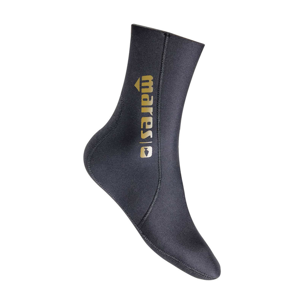 Apnoe-Socken Flex Gold 50 mm Schwarz M Mares 422661M