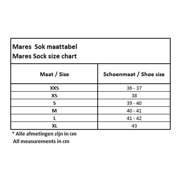 Calzari da apnea Flex Gold 50 mm neri XL Mares 422661XL
