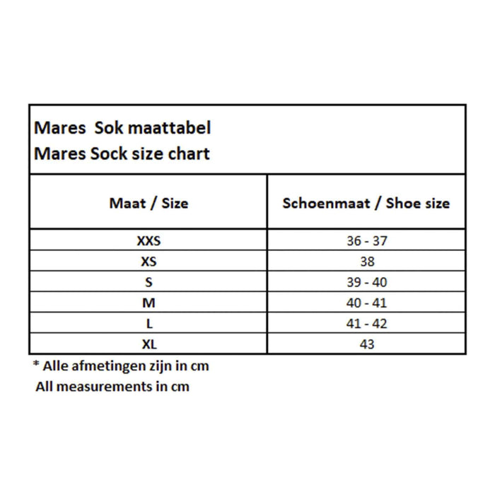 Calzari da apnea 5-6 mm Nero XL-XXL Mares 422674XL-XXL