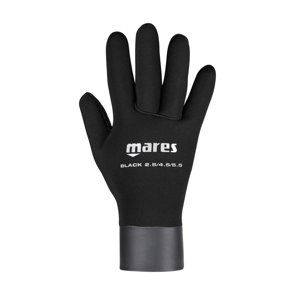 Apnoe-Handschuhe 2,5-4,5-5,5mm Schwarz L-XL Mares 422676L-XL