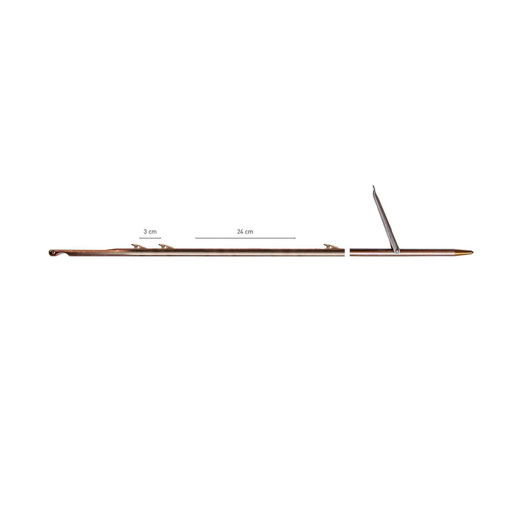 Harpunenschaft mit Finnen Strike 6,5 mm 160 cm Mares 423267160