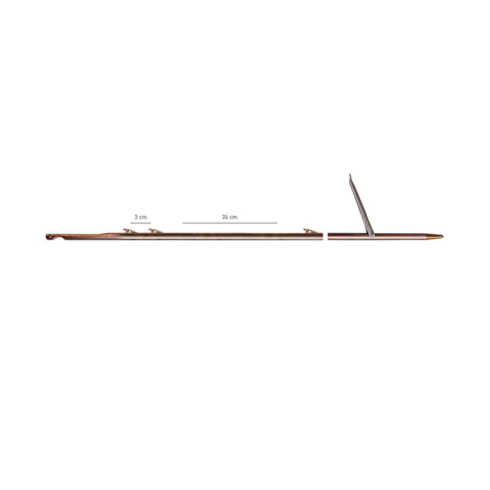 Schaft für Gummiharpune Strike 6 mit Sharkfin-Laschen 150cm Mares 423270150